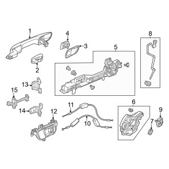 2025 Honda Accord Door Handles & Window Cranks | CARiD