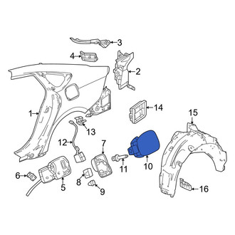 Honda OE - Rear Fuel Filler Door