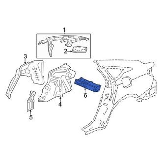 Honda OE - Rear Quarter Panel Reinforcement