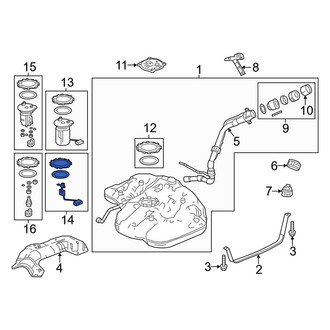 Honda OE - Fuel Sender and Hanger Assembly