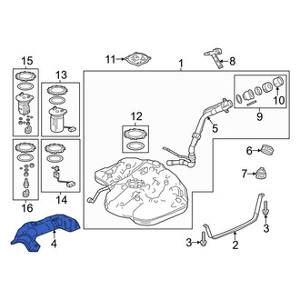 Honda OE - Fuel Tank Shield