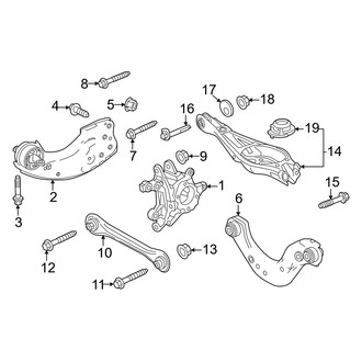 Honda OE - Rear Suspension - Suspension Components