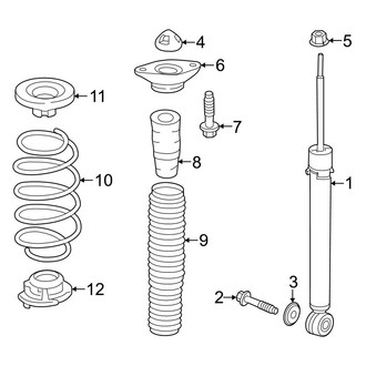Honda OE - Rear Suspension - Shocks & Components