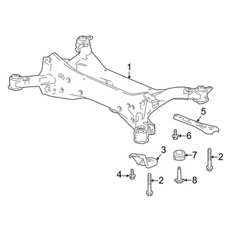 Honda OE - Rear Suspension - Suspension Mounting