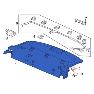 Honda OE - Rear Package Tray Trim