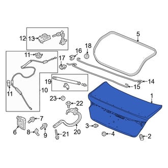Honda OE - Rear Deck Lid