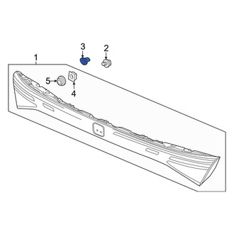 Honda OE - Outer Back Up Light Grommet