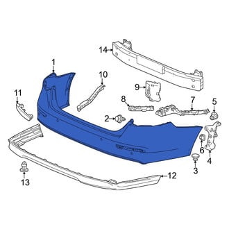 Honda OE - Front Lower Bumper Cover