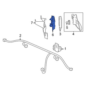 Honda OE - Right Blind Spot Detection System Warning Sensor Bracket