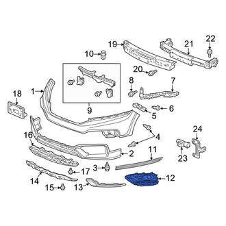 Honda OE - Front Left Fog Light Trim