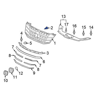 Honda OE - Grille Emblem Screw