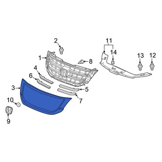 Honda OE - Front Grille Molding