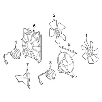 Honda OE - Cooling Fan (3.5L)
