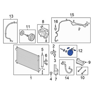 Honda OE - A/C Compressor Clutch Coil