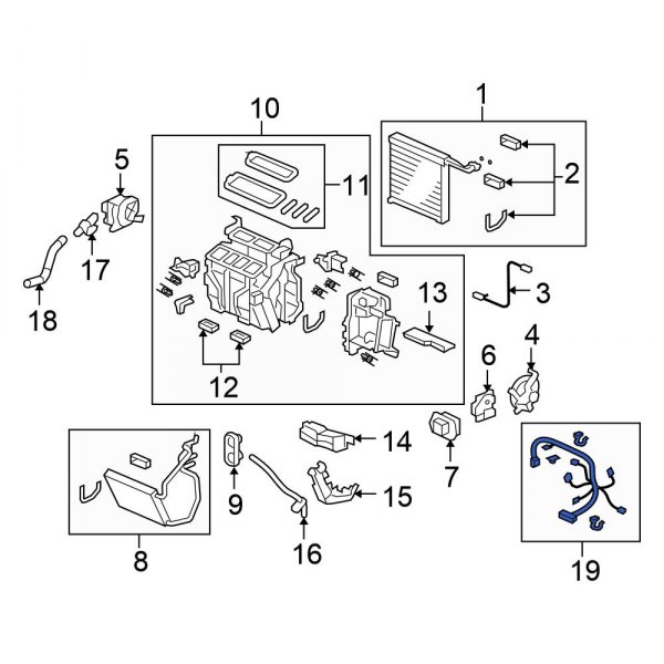 HVAC System Wiring Harness