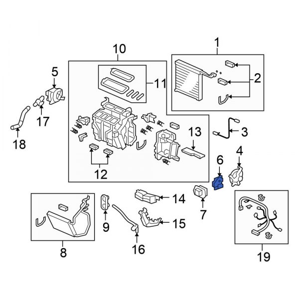 HVAC Blend Door Actuator