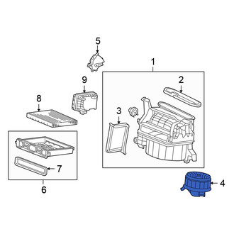 Honda OE - HVAC Blower Motor Assembly