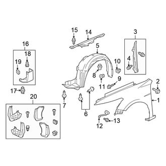 Honda OE - Fender - Exterior Trim