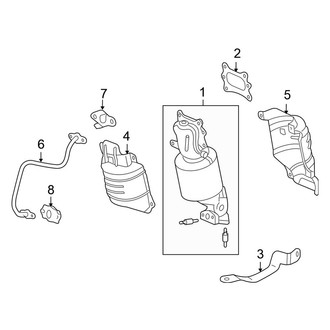 Honda OE - Exhaust System - Manifold (3.5L)