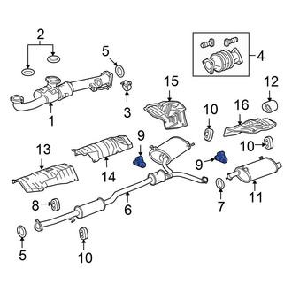 Honda OE - Exhaust System Hanger