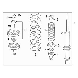 Honda OE - Front Suspension - Struts & Components