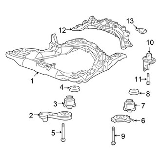 Honda OE - Front Suspension - Suspension Mounting
