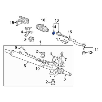 Honda OE - Steering Tie Rod Washer