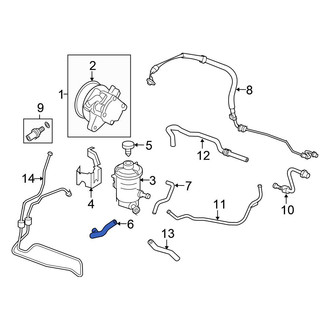 Honda OE - Power Steering Pressure Hose