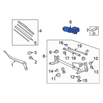 Honda OE - Wiper Motor