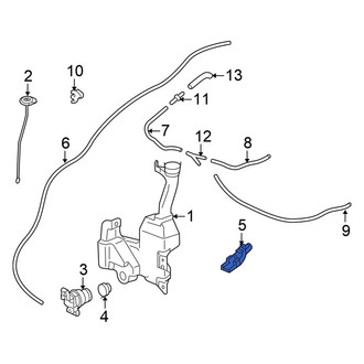 Honda OE - Front Windshield Washer Nozzle
