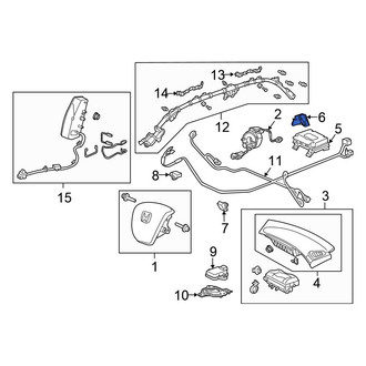 Honda OE - Center Air Bag Impact Sensor