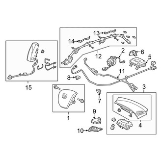 Honda OE - Restraint Systems - Air Bag Components