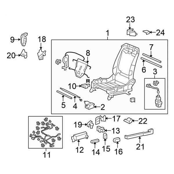 honda lumbar support cushion