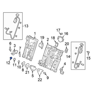 Honda OE - Power Brake Booster Nut