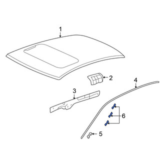 Honda OE - Roof Molding Clip