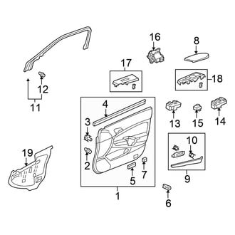 Honda OE - Front Door - Interior Trim