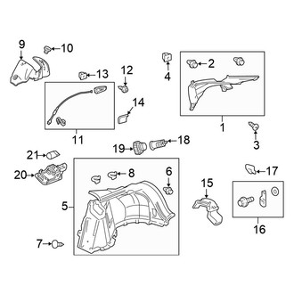 Honda OE - Quarter Panel - Interior Trim