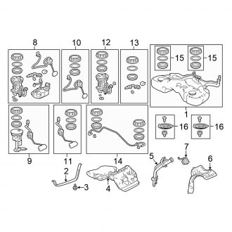 2010 Honda Accord Fuel Lines, Hoses, Gaskets & Seals — CARiD.com