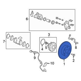 Honda OE - Rear Disc Brake Rotor