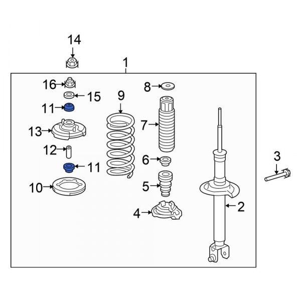 Suspension Strut Mount Insulator