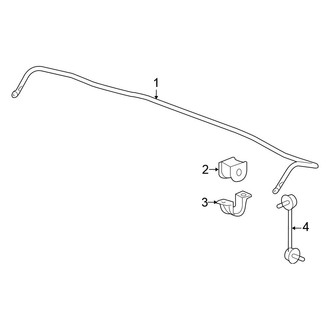 Honda OE - Rear Suspension - Stabilizer Bar & Components (AWD)