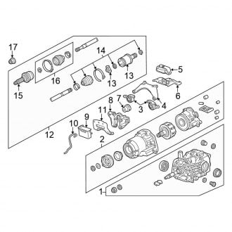 Honda Accord Oem Driveline Axle Parts Hubs Carid Com