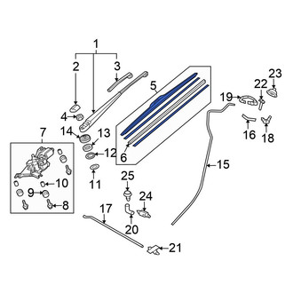 Honda OE - Rear Wiper Blade