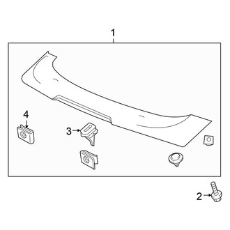 Honda OE - Lift Gate - Spoiler