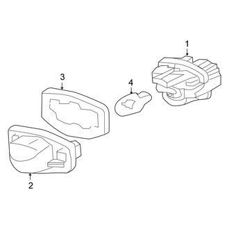 Honda OE - Rear Lamps - License Lamps
