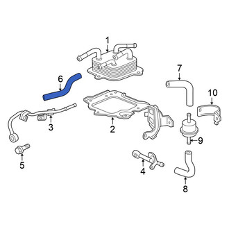 Honda OE - Automatic Transmission Oil Cooler Hose
