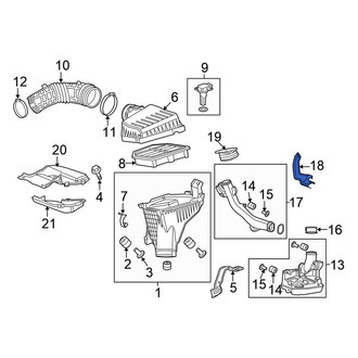 Honda OE - Engine Air Intake Hose Bracket