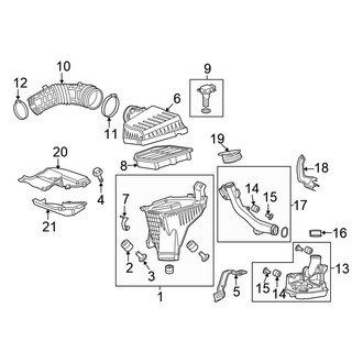 Honda OE - Engine / Transaxle - Air Intake (2.4L)