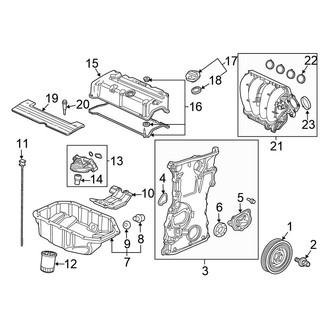 Honda OE - Engine / Transaxle - Engine Parts (2.4L)