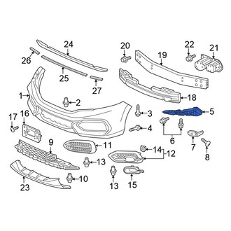 Honda OE - Left Bumper Cover Bracket